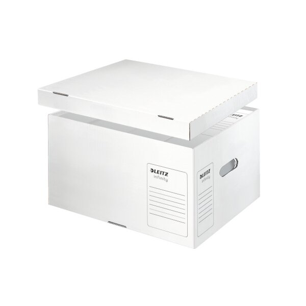 LEITZ Infinity Box mit Deckel L 61040000 weiss 420x350x265mm