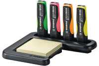 STABILO Textmarker GREEN BOSS 2-5mm 6070/04 4-couleurs,...