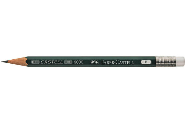FABER-CASTELL Bleistift 9000 119038 3 Stück