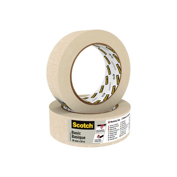 SCOTCH Abdeckband Basic 36mmx50m BASIC3650 beige