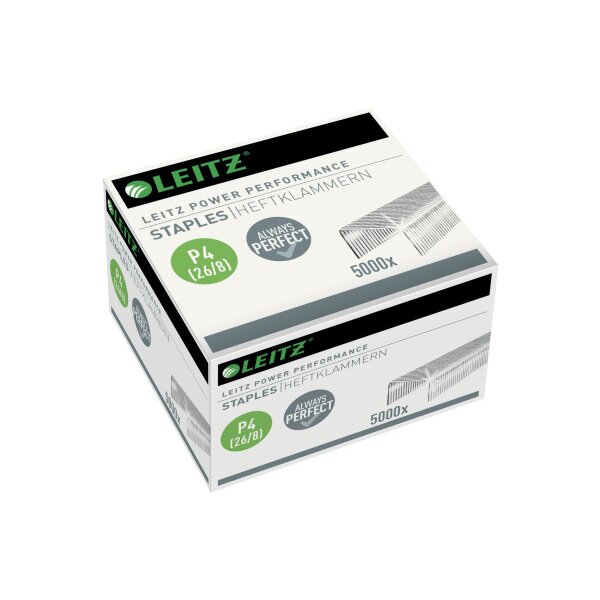 LEITZ Agrafes P4 26/8mm 5559-00-00 galvanisé 5000 pcs