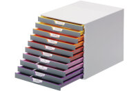DURABLE Schubladenbox Varicolor 10 -C4 7610 27 farbige...