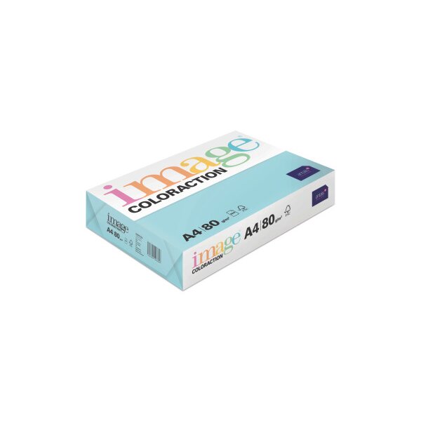 IMAGE COLORACTION Kopierpapier Bermuda A4 266435 80g, blau 500 Blatt