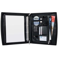 WEDO Orgamappe Elegance, DIN A4, Kunstleder Nylon, schwarz