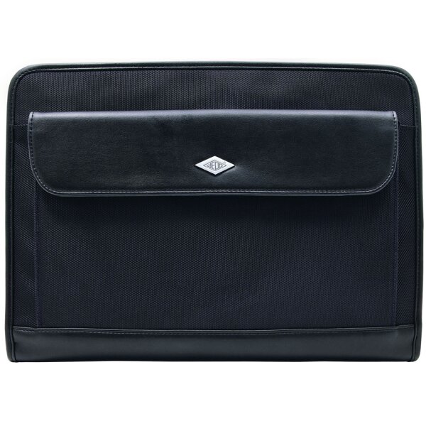 WEDO Konferenzmappe Elegance, A4, Kunstleder Nylon, schwarz