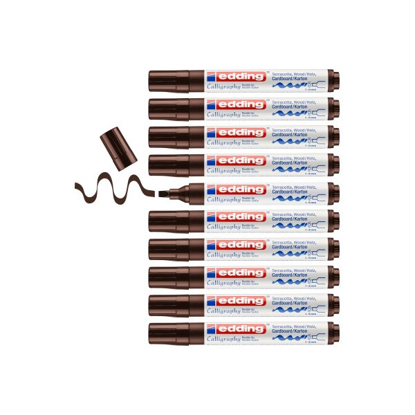EDDING Permanent Marker 1455 1-5mm 1455-18 brun