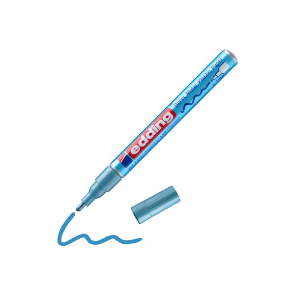 EDDING Paintmarker 751 CREA 1-2mm 751-70 CREA bleu metallic