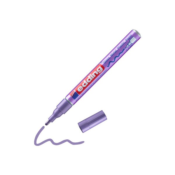 EDDING Paintmarker 751 CREA 1-2mm 751-78 CREA violett-metallic