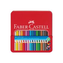 FABER-CASTELL Farbstifte Jumbo Grip 110916 16 Farben...