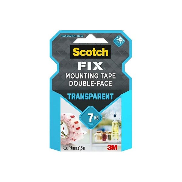 SCOTCH Montageband 19mm×1,5m 4910C1915 transparent