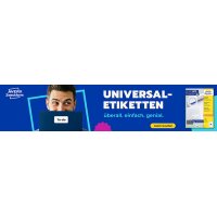 AVERY Zweckform Universal-Etiketten, 70 x 42,3 mm, weiss