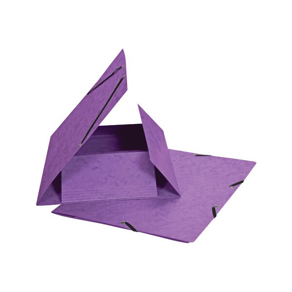 BIELLA Gummibandmappe A4 17840142U violett, 355gm2 200 Bl.