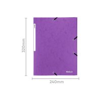 BIELLA Dossier ferm. Élastique A4 17840142U violet, 355gm2 200 flls.