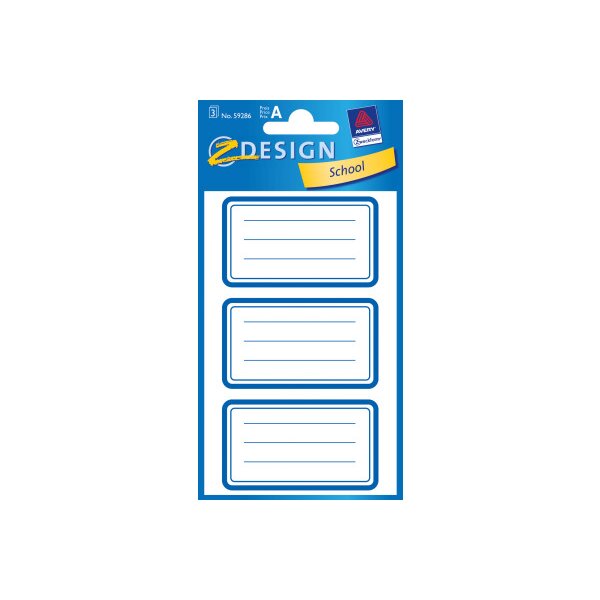 Z-DESIGN Sticker School 59286 sujet 2 pcs.