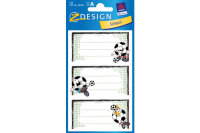 Z-DESIGN Sticker School 59290 Namen-Etiketten 3 Stück