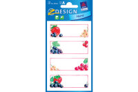 Z-DESIGN Sticker Home 59550 Früchte 3 Stück