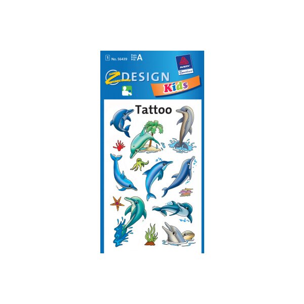 Z-DESIGN Sticker Tattoo 56439 Delfine