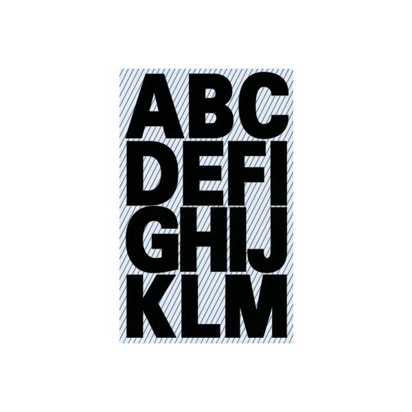 Z-DESIGN Letters schwarz 3784 25mm, wetterfest 2 St&uuml;ck