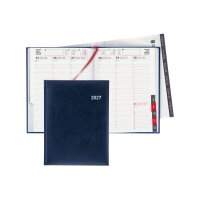 BIELLA Geschäftsagenda Orario 2027 809301050027U 1W/2S blau ML 17.8x23.5cm
