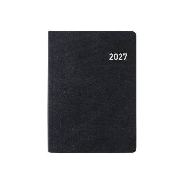 BIELLA Agenda Memento 2027 825401020027U 1S/2P noir ML 10.1x14.2cm