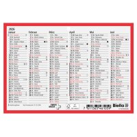 BIELLA Calendrier mural 2026 871507910026U 6M/1P r./blanc...