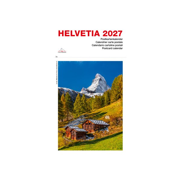 CALENDARIA Calendrier 2027 9783036206202 Helvetia ML 16.5x23cm
