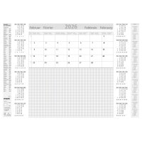 SIMPLEX Schreibunterlage 2026 40401.26 12M hellgrau ML A2