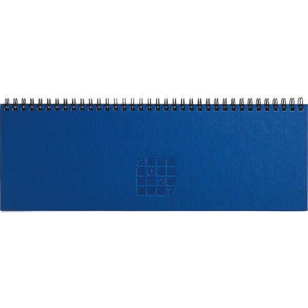 SIMPLEX Querkalender Linea 2027 83582B5.27 1W/2S blau ML 30.7x10.5cm