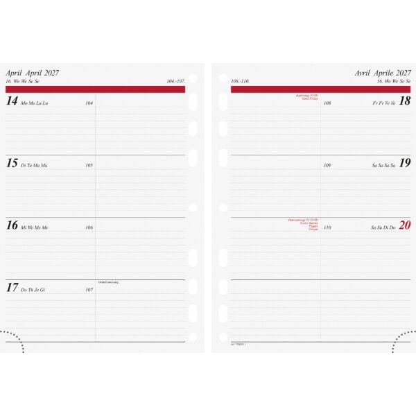 rido idé Terminplaner "Timing 1", DIN A5, schwarz