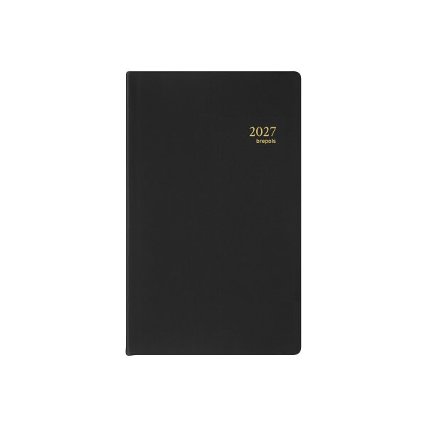 BREPOLS Agenda Breform Seta 2027 0.516.2120 1J/1P noir 10x16.5cm