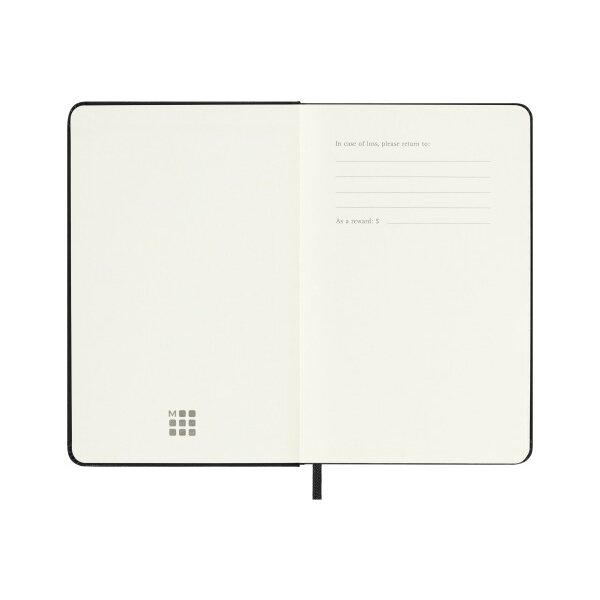 MOLESKINE Wochenkalender 26/27 DHB18WH2Y27 18M HC schwarz 9x14cm