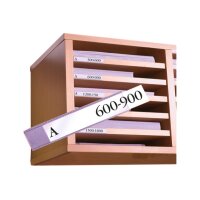 3L Porte-étiquette 15x150mm 7515-10 PVC...