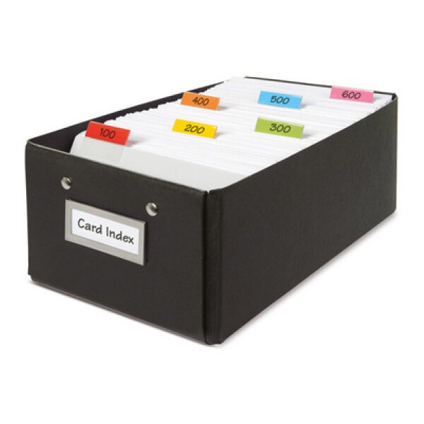 3L Kartenreiter bedruckt 10x150mm 10502 PET selbstklebend bunt 5 Stück