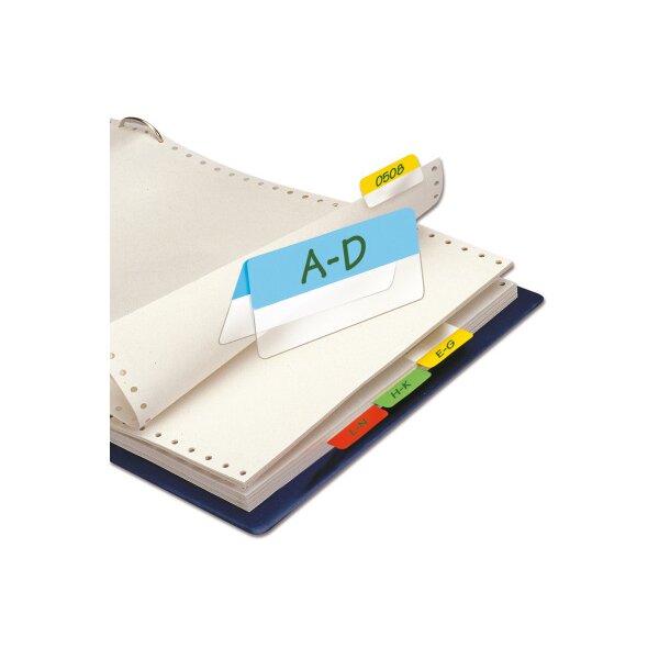 3L Registertabs 12x40mm 10532 PET sortiert 24 Stück