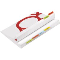 3L Registertabs 12x40mm 10532 PET sortiert 24 Stück