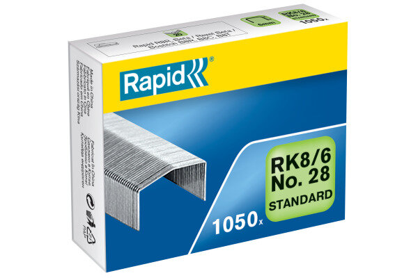 RAPID Agrafes RK8/6 24873600 galvanisé 1050 pièces