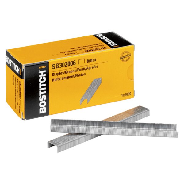 BOSTITCH Agrafes 6mm SB302006 5000 pcs.