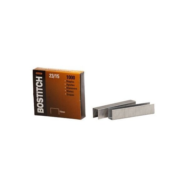 BOSTITCH Agrafes 23/15 mm 23-15-1M 1000 pièces