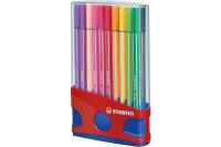 STABILO Stylo fibre Pen 68 6820-04 20 pcs., Color box...