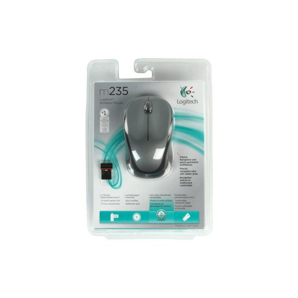 LOGITECH M235 Wireless Mouse 910-002201 black/silver