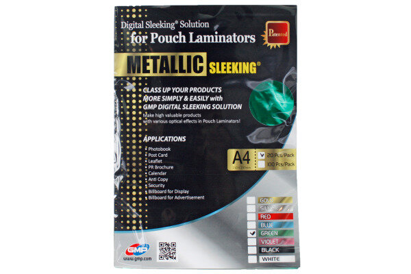 GMP Metallic Sleeking A4 443295 vert 20 pcs.