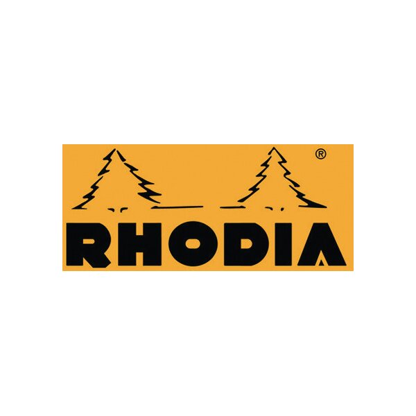 RHODIA Bloc notes noir 74x210mm 82009C quadrillé 80 feuilles