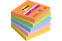 POST-IT Super Sticky Boost 76x76mm 654-5SS-BOOS 5-couleur...
