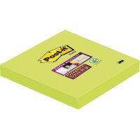 Post-it Haftnotizen super sticky notes, 76 x 76 mm, blau