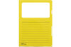 KOLMA Dossier Visa Script A4 59.660.11 jaune, fenêtre 10 pcs.