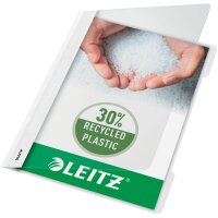 LEITZ Schnellhefter Standard, DIN A4, PP, weiss