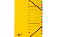 PAGNA Ordnungsmappen EASY A4 24131-05 gelb 12 Fächer
