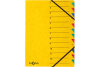 PAGNA Dossier de coll. EASY A4 24131-05 jaune 12 compart.