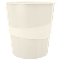 LEITZ Corbeille à papier WOW, en plastique, 15...