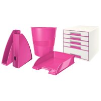 LEITZ Corb. à papier WOW 15 litre 52781023 pink